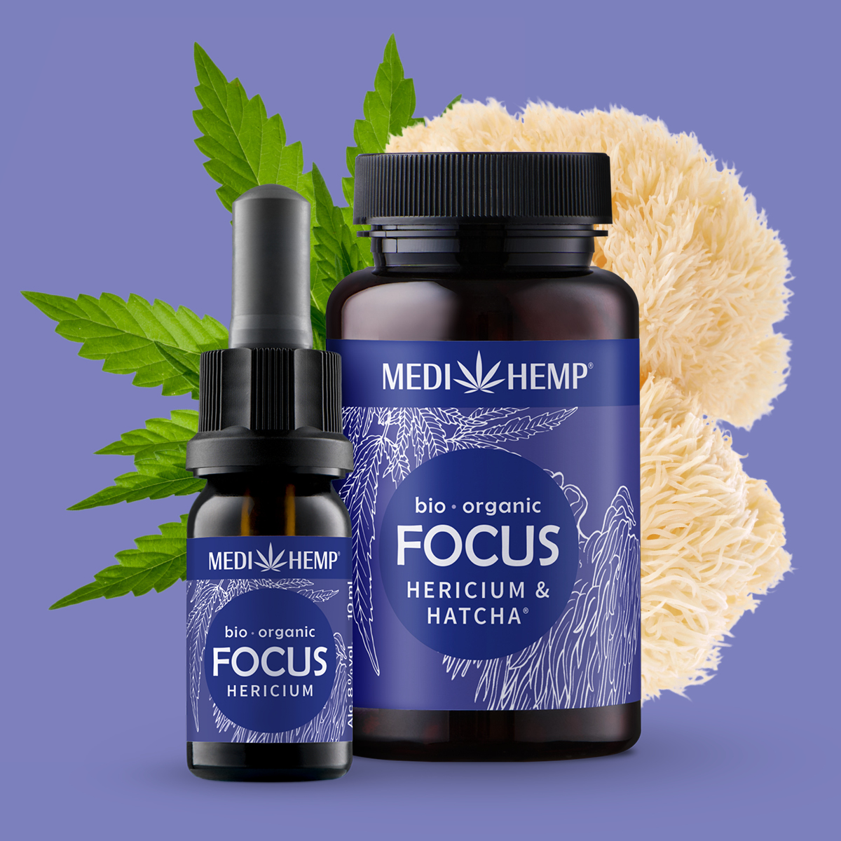 Bio FOCUS Hericium-Extrakt & Hanf