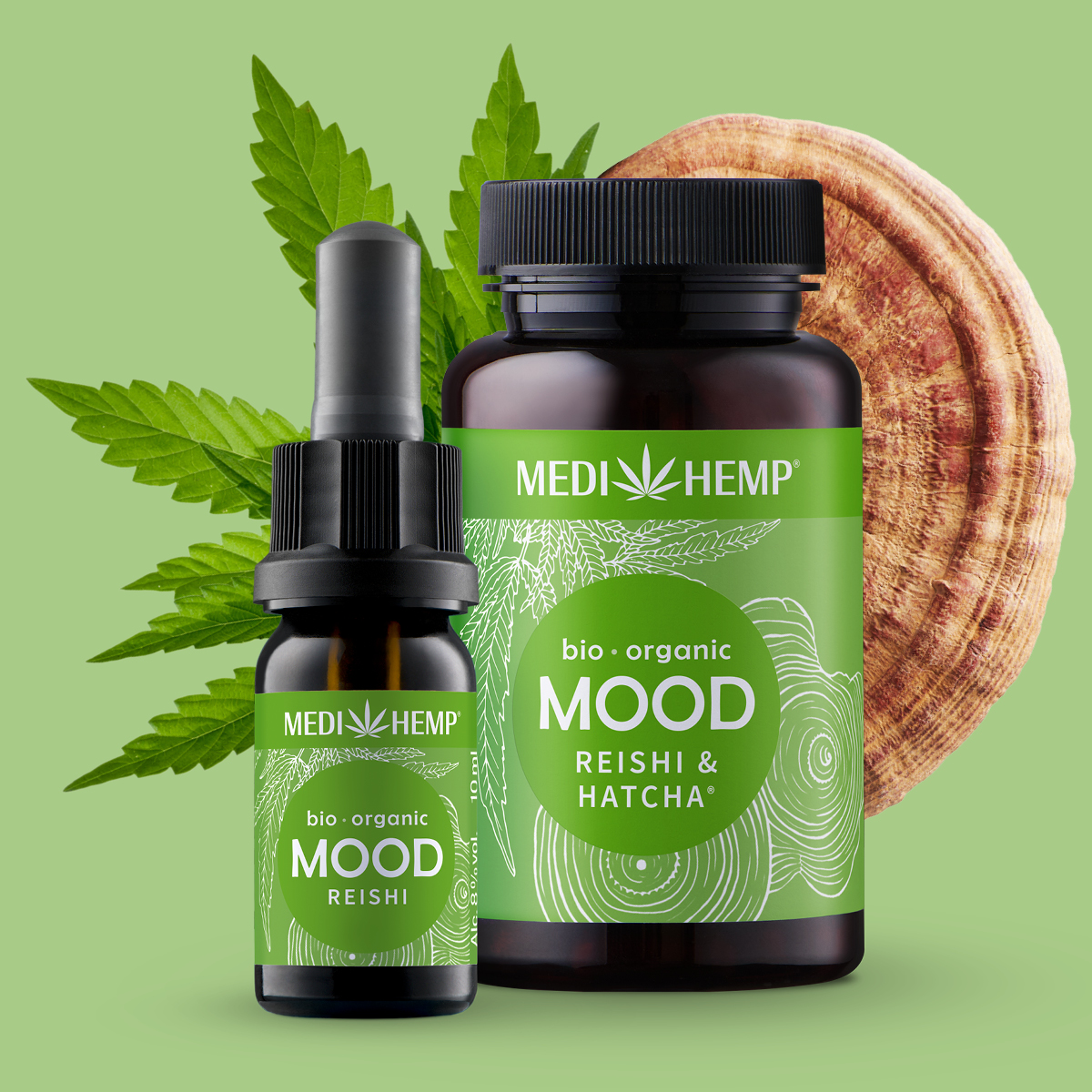 Bio Mood Reishi-Extrakt & Hanf