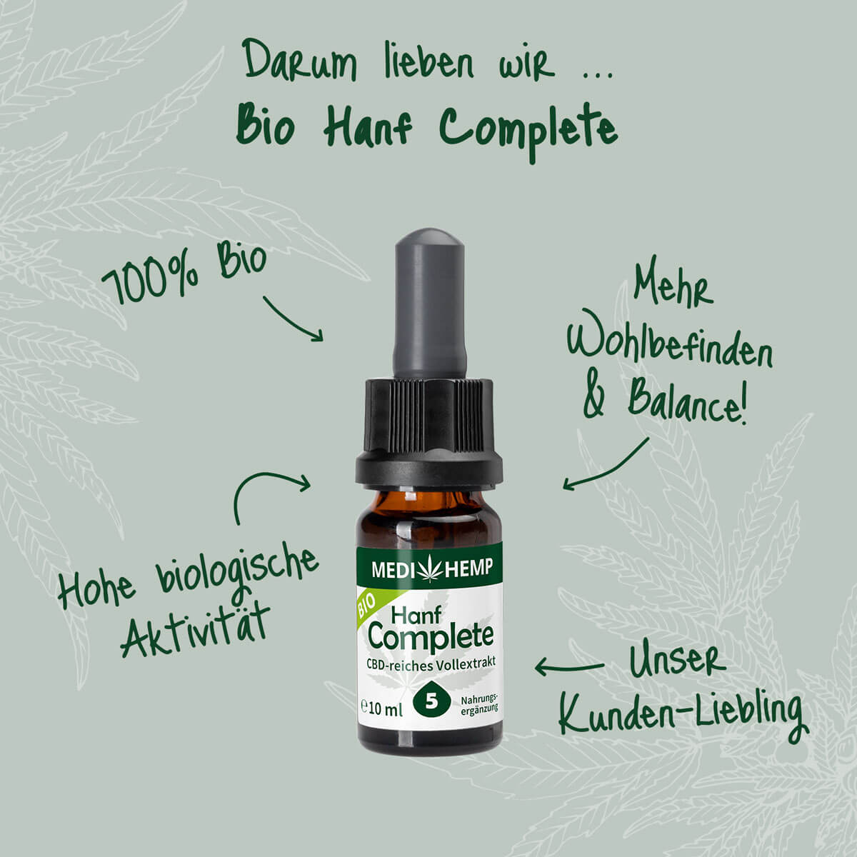 Bio Hanf Complete 10% CBD Extrakt